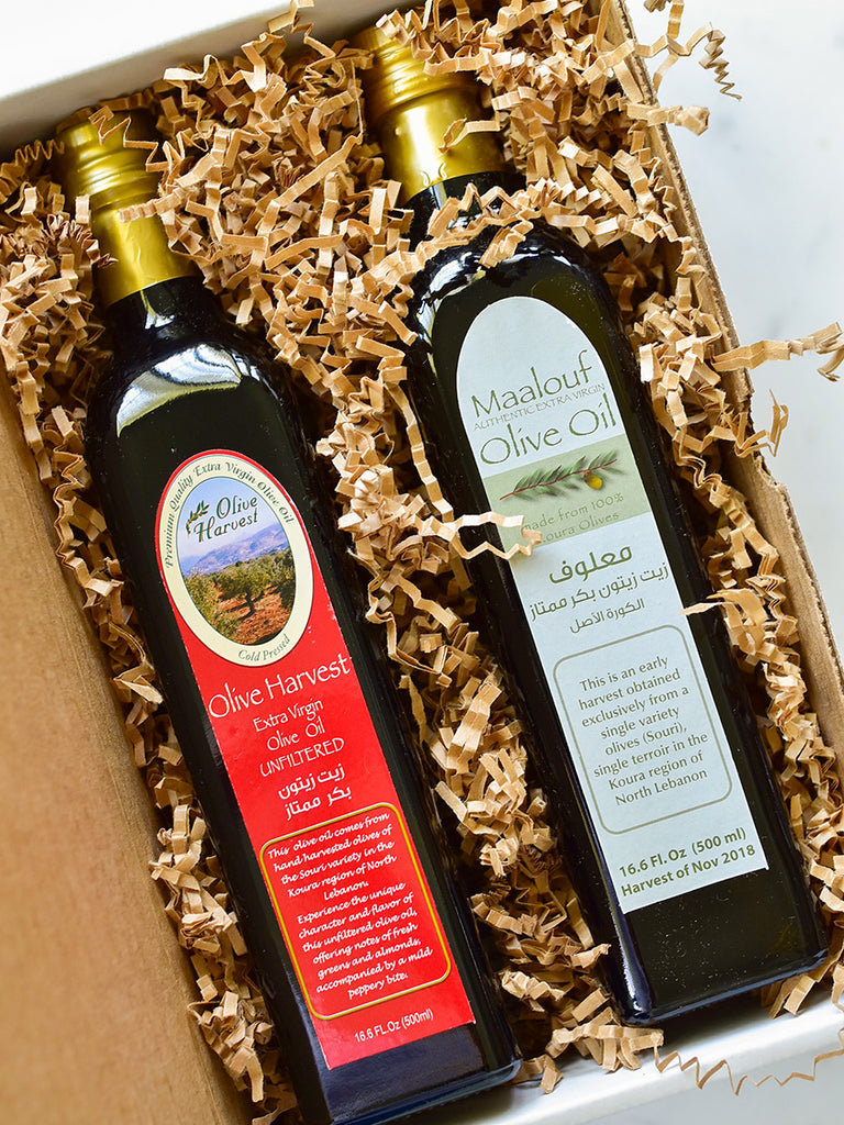 Boxed Lebanese Olive Oil Gift Set